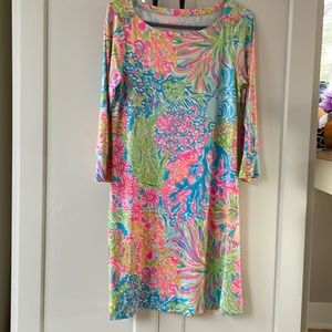 Lilly Pulitzer Dress- M - Rayon and Spandex